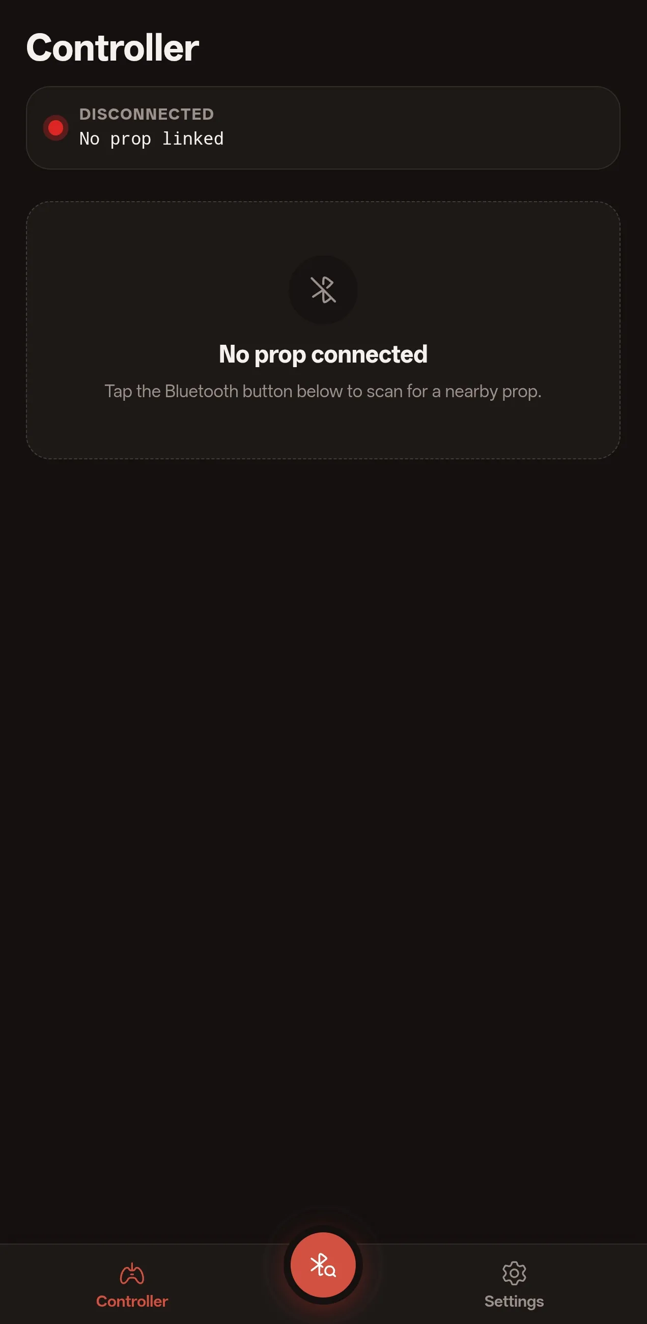 Home screen
